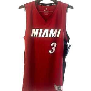 Miami Heat Wade #3 jersey size L NWT Miami 305 NBA